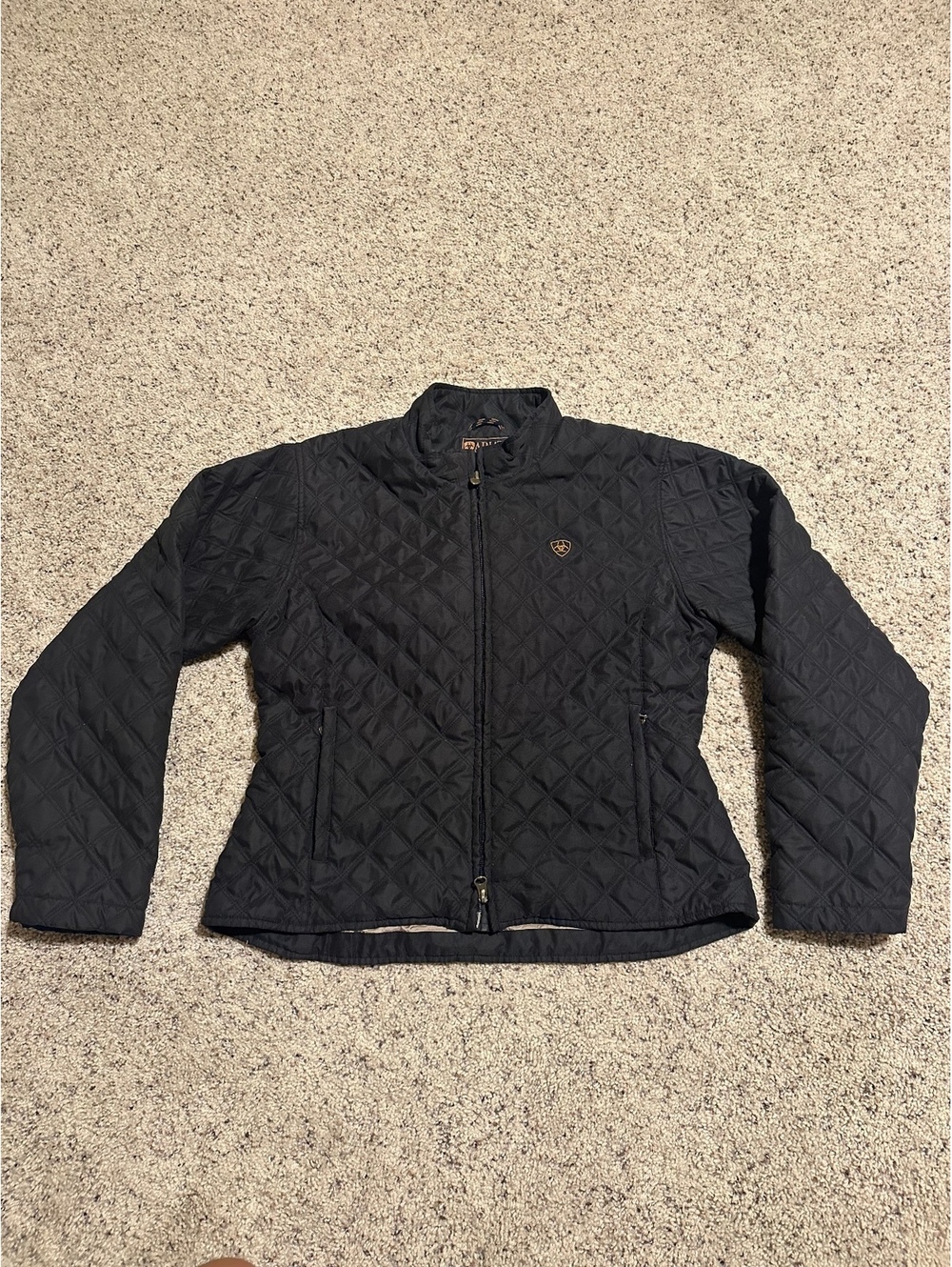 Ariat Quilted Black Jacket Women's Large